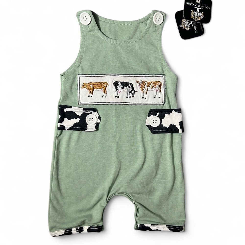 0-3M cow romper